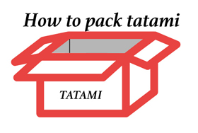 How to pack tatami
