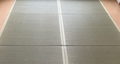 Japanese tatami room material and craftsmanship