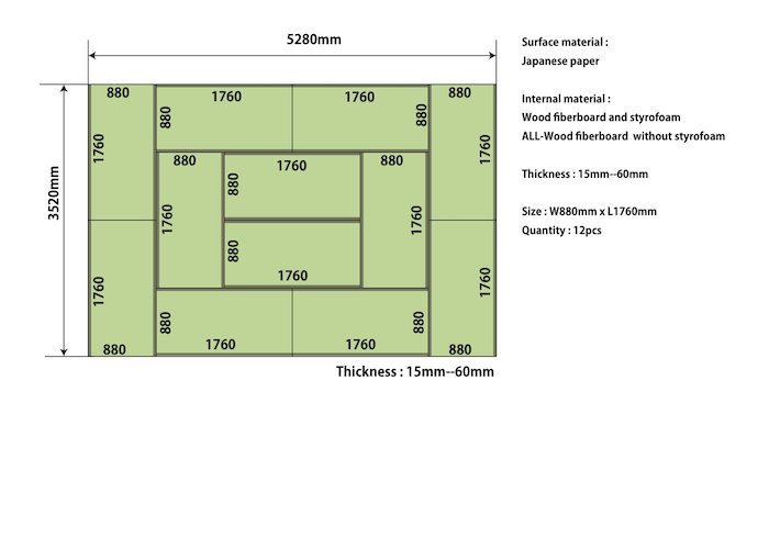 Personalized Tatami Layout Proposal Example 2