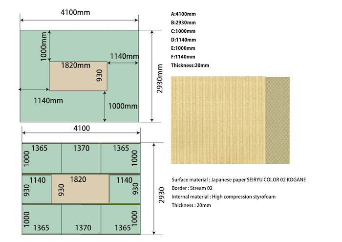 Personalized Tatami Layout Proposal Example 2