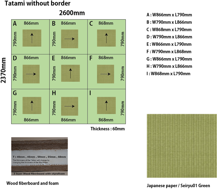 Personalized Tatami Layout Proposal Example 2