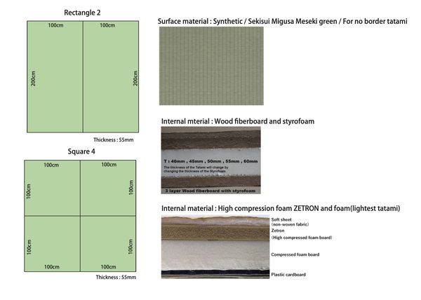 Custom tatami layout proposal for a client room